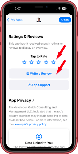 How-to-write-a-review-in-iPhone-App-Store;Pill-Time-for-Family;Lite;Pro