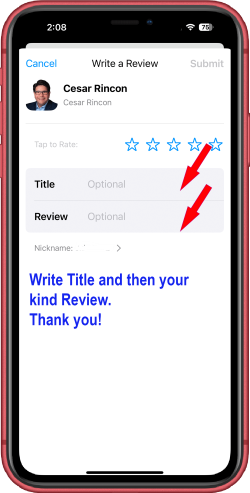 How-to-write-a-review-in-iPhone-App-Store;Pill-Time-for-Family;Lite;Pro